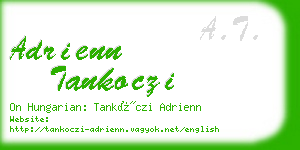 adrienn tankoczi business card